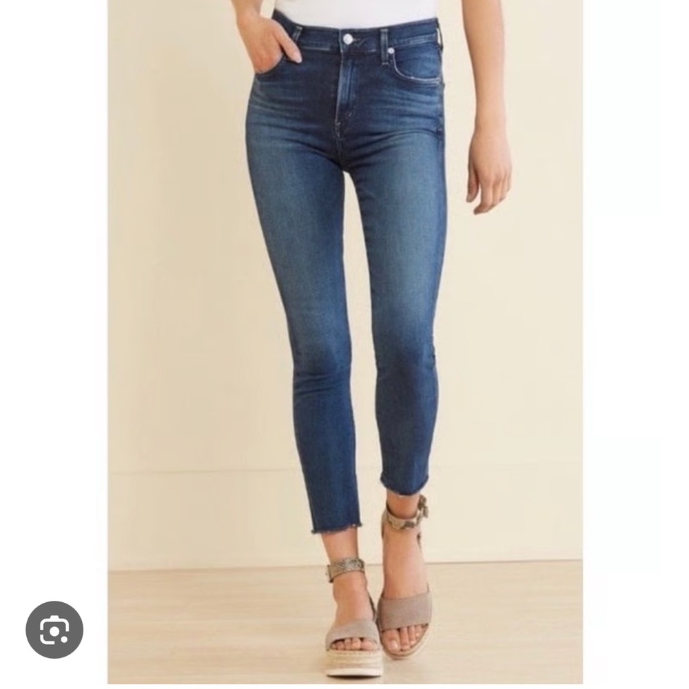 Agolde Dark Blue Denim Jeans